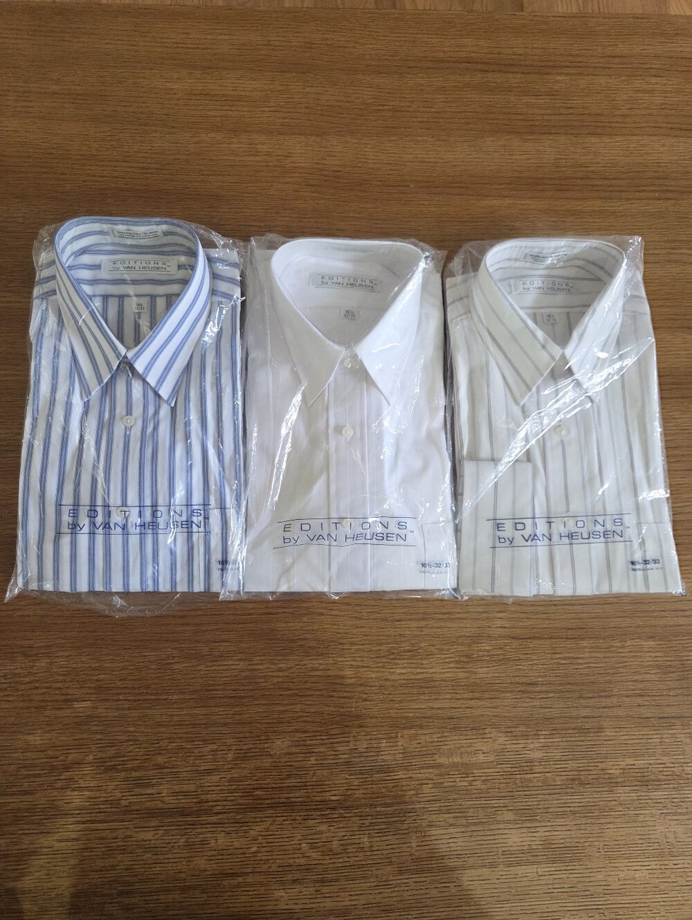 NWT Vintage Editions By Van Hausen Men's Dress Button Up Shirts